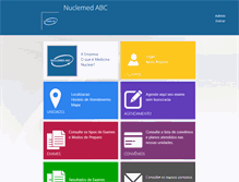 Tablet Screenshot of nuclemed.com.br